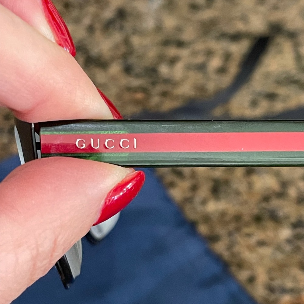 100% Authentic Gucci eyeglass frames and case.